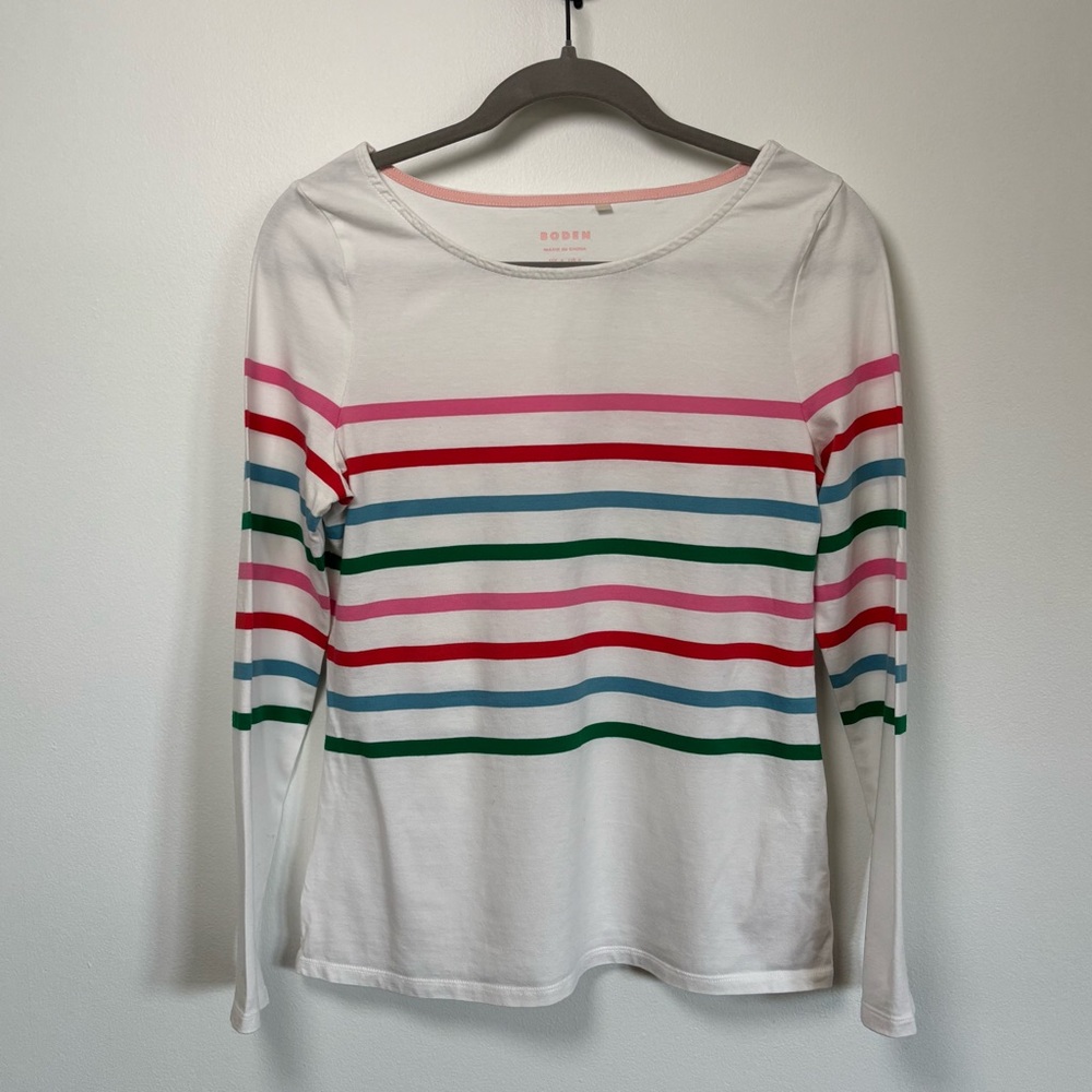 Boden Boatneck Tee - Like New - Small